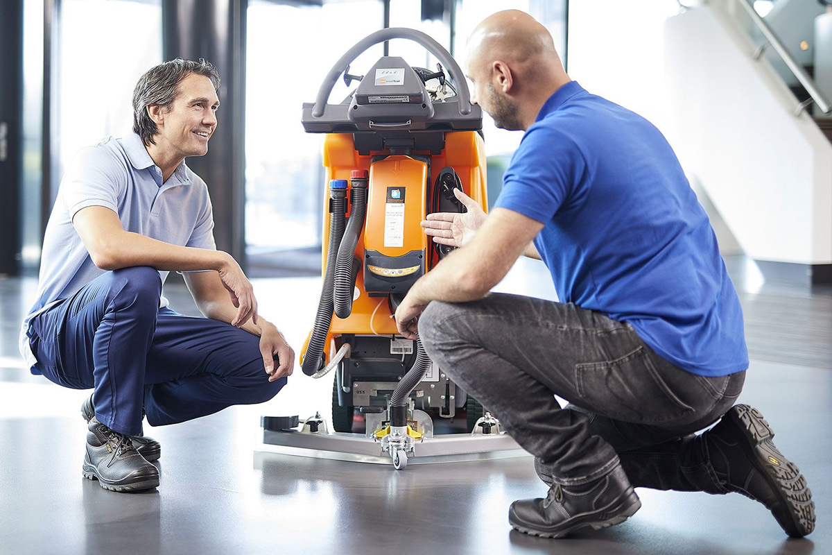 Maszyny czyszczące do podłóg firmy TASKI