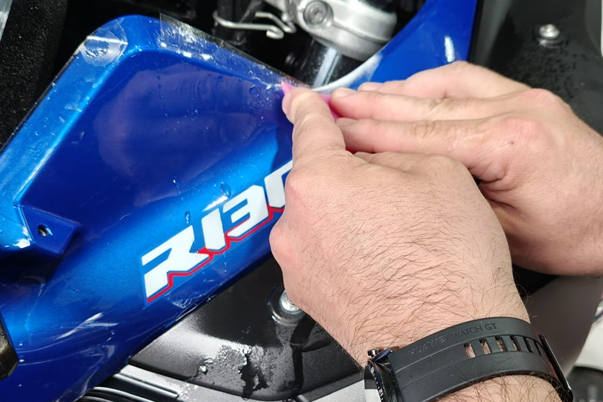 ochrona lakieru bmw gs 1300