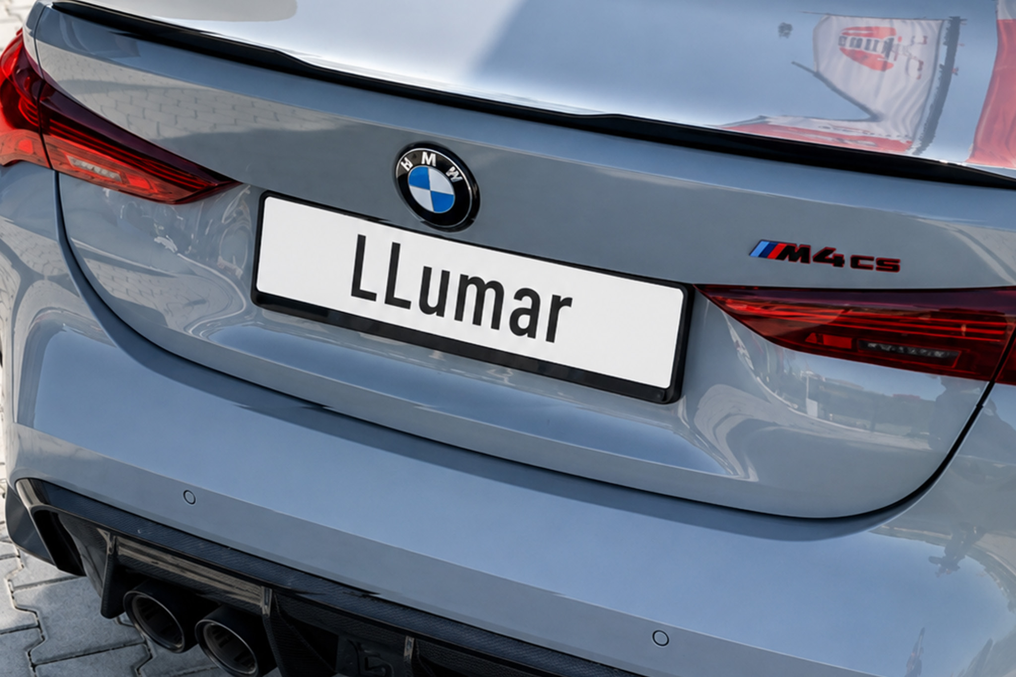 BMW M4 CS – folia LLumar Platinum Extra w strefach najbardziej narażonych na odpryski