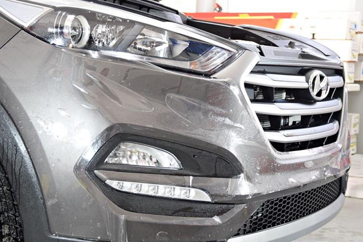 Hyundai Tucson Bezbarwna Folia do Ochrony Lakieru Auta