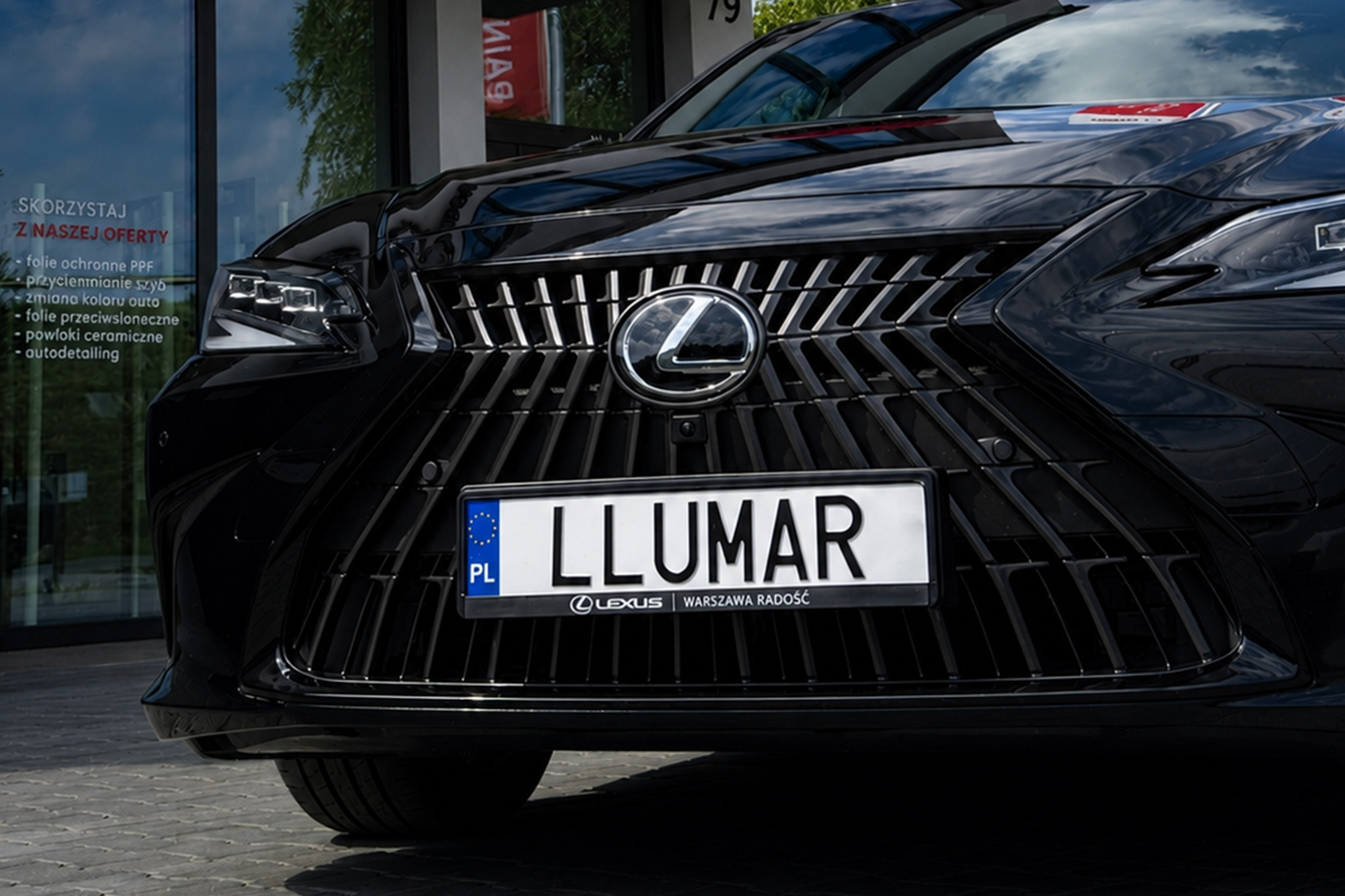 ochrona lakieru i dechroming Lexus ES