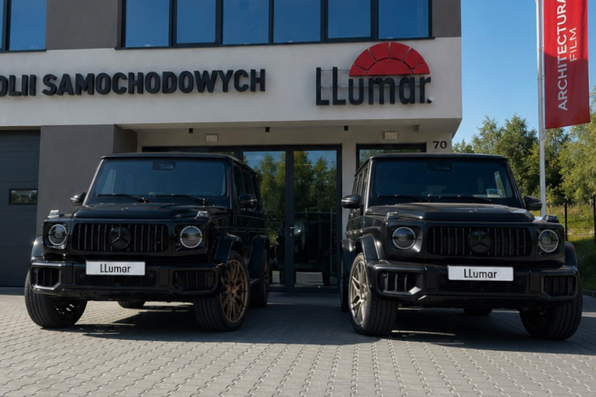 ochrona lakieru Mercedes-Benz klasa G folią PPF