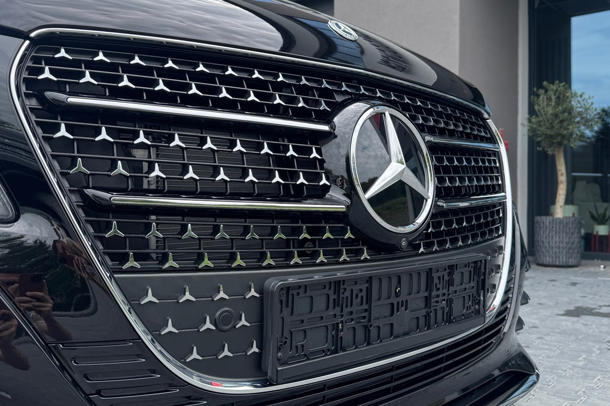 ochrona lakieru mercedes klasa v