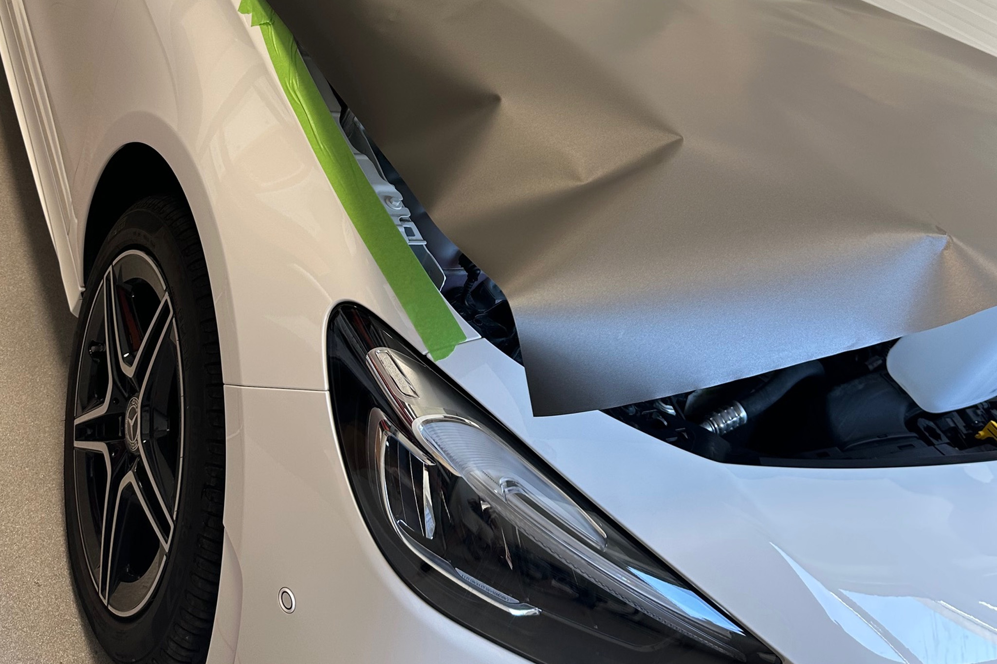 zmiana koloru auta mercedes klasa b