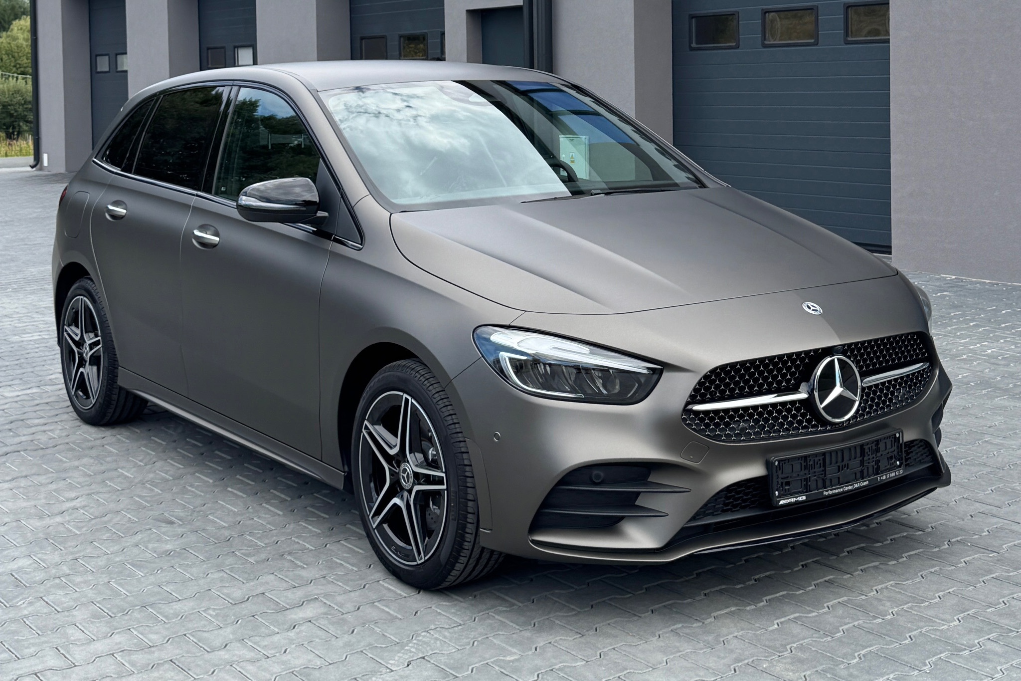 car wrapping mercedes klasa b