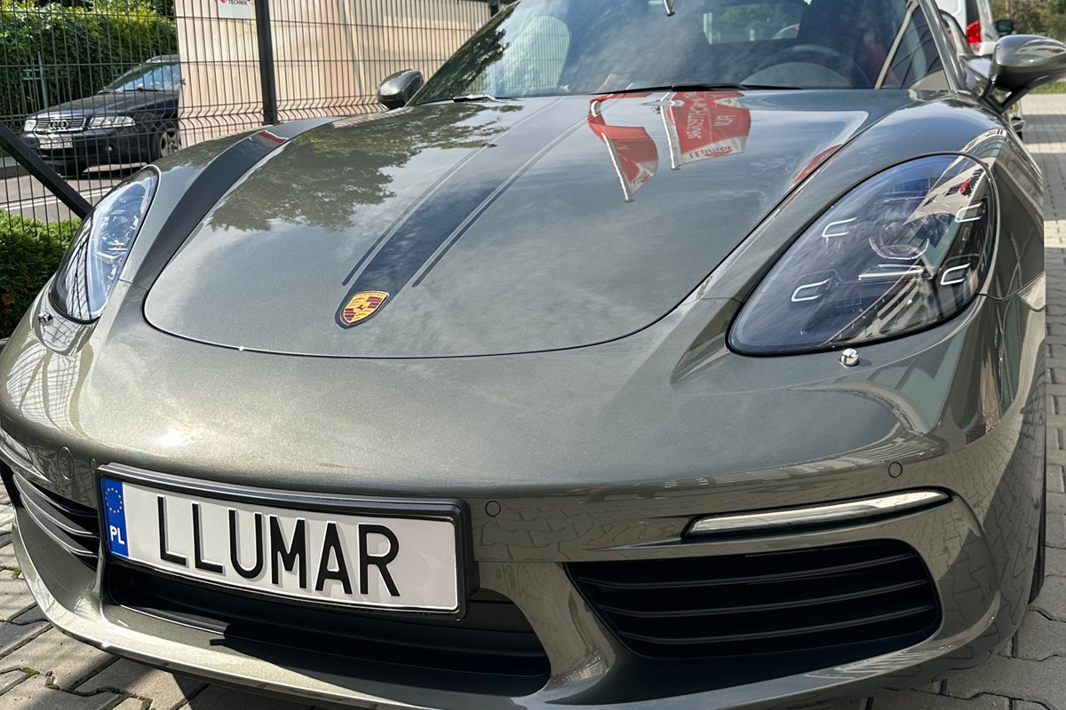 ochrona lakieru porsche 718 cayman