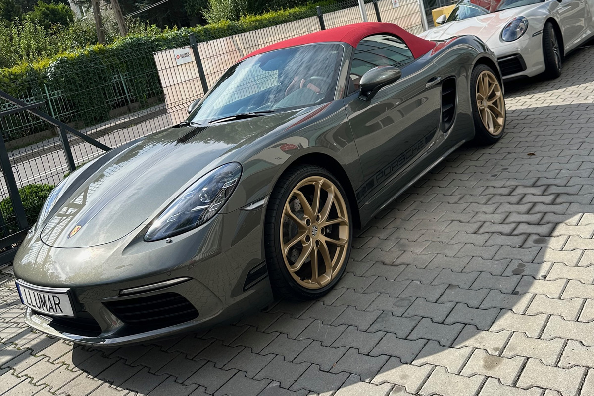 ochrona lakieru porsche 718 cayman