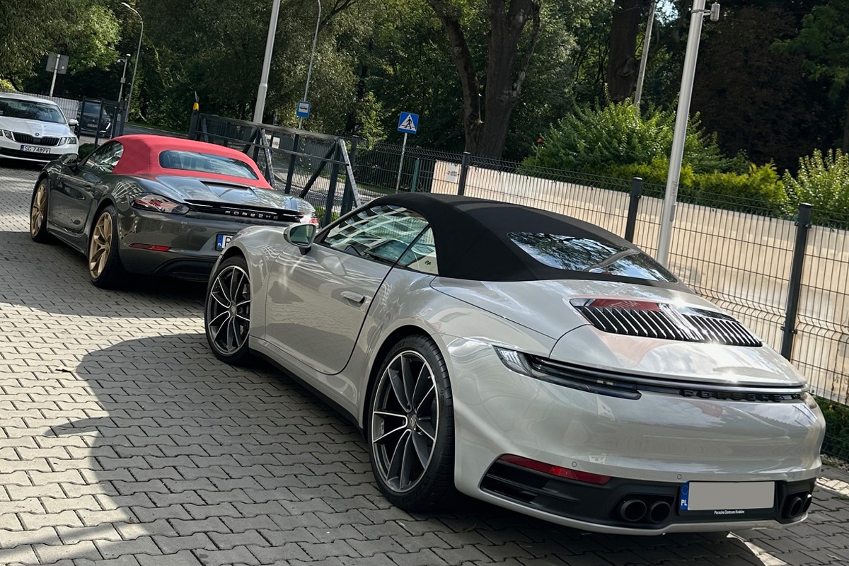 ochrona lakieru porsche 718 cayman
