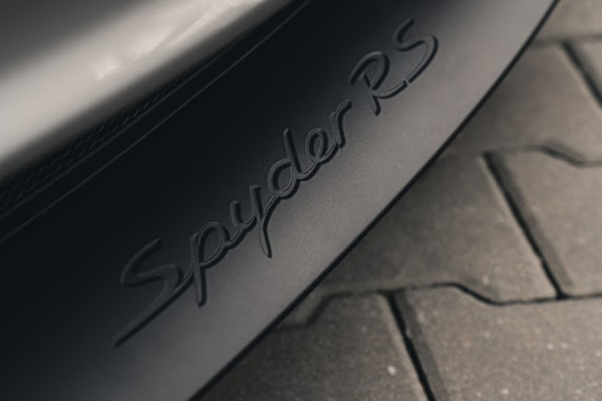 ochrona lakieru porsche 718 spyder rs