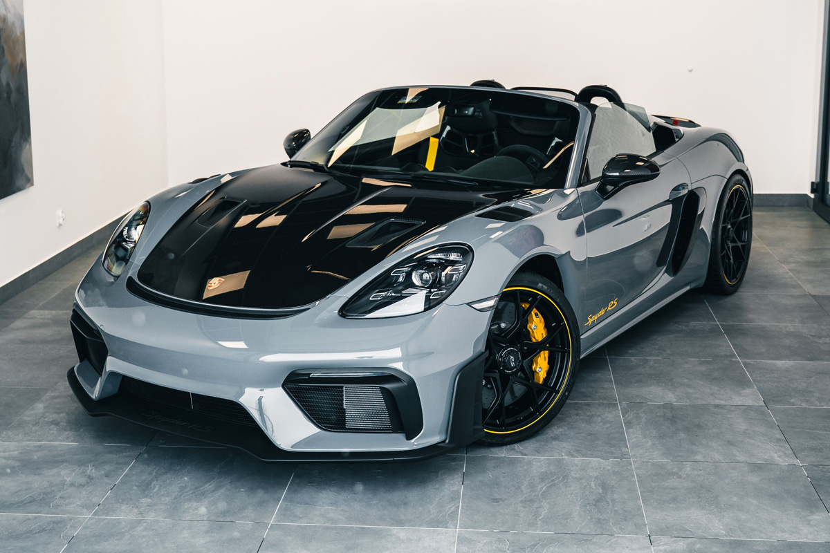ochrona lakieru porsche 718 spyder rennsport