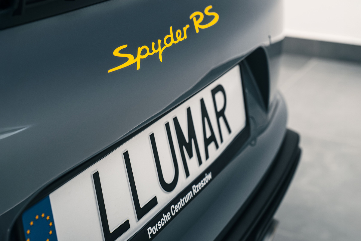 ochrona lakieru porsche 718 spyder rennsport