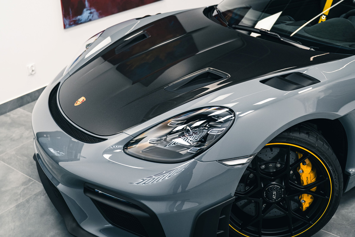 ochrona lakieru porsche 718 spyder rennsport