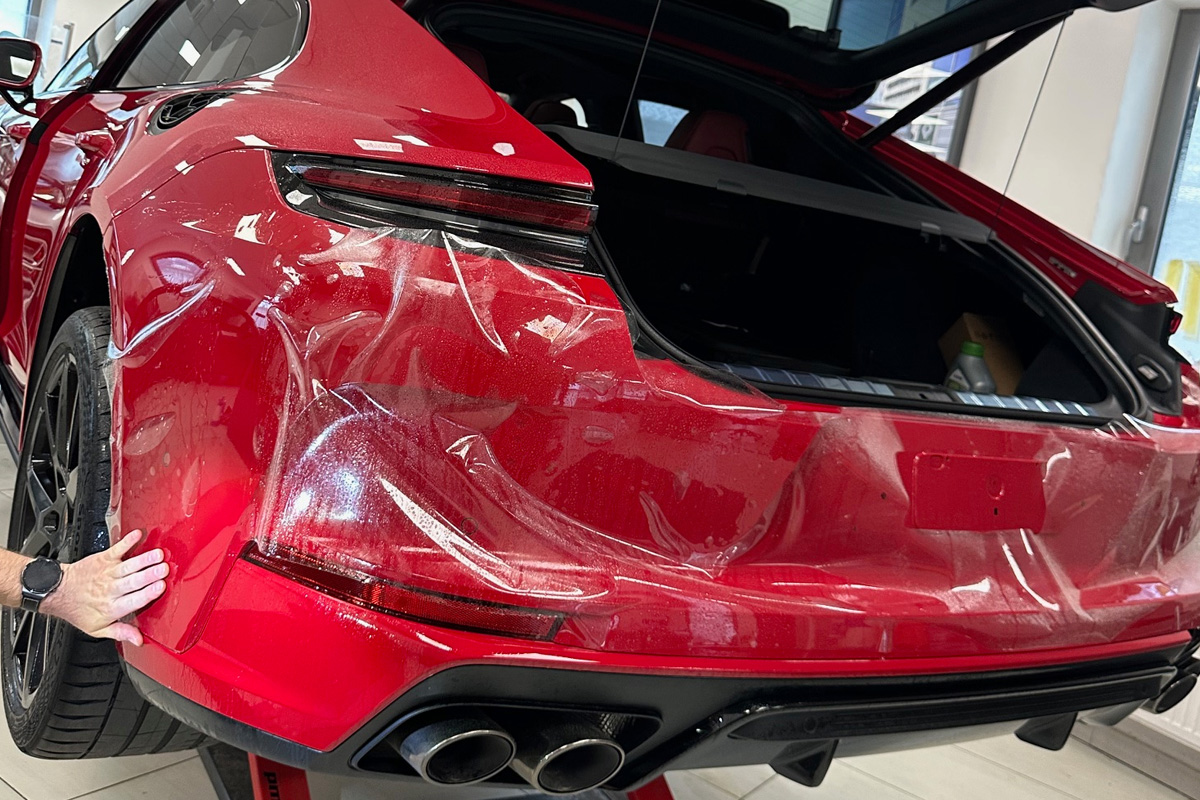 ochrona lakieru porsche panamera