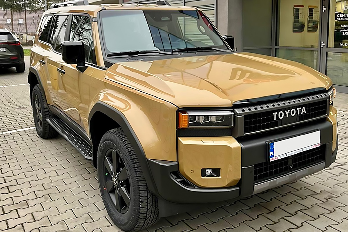 ochrona lakieru toyota land cruiser