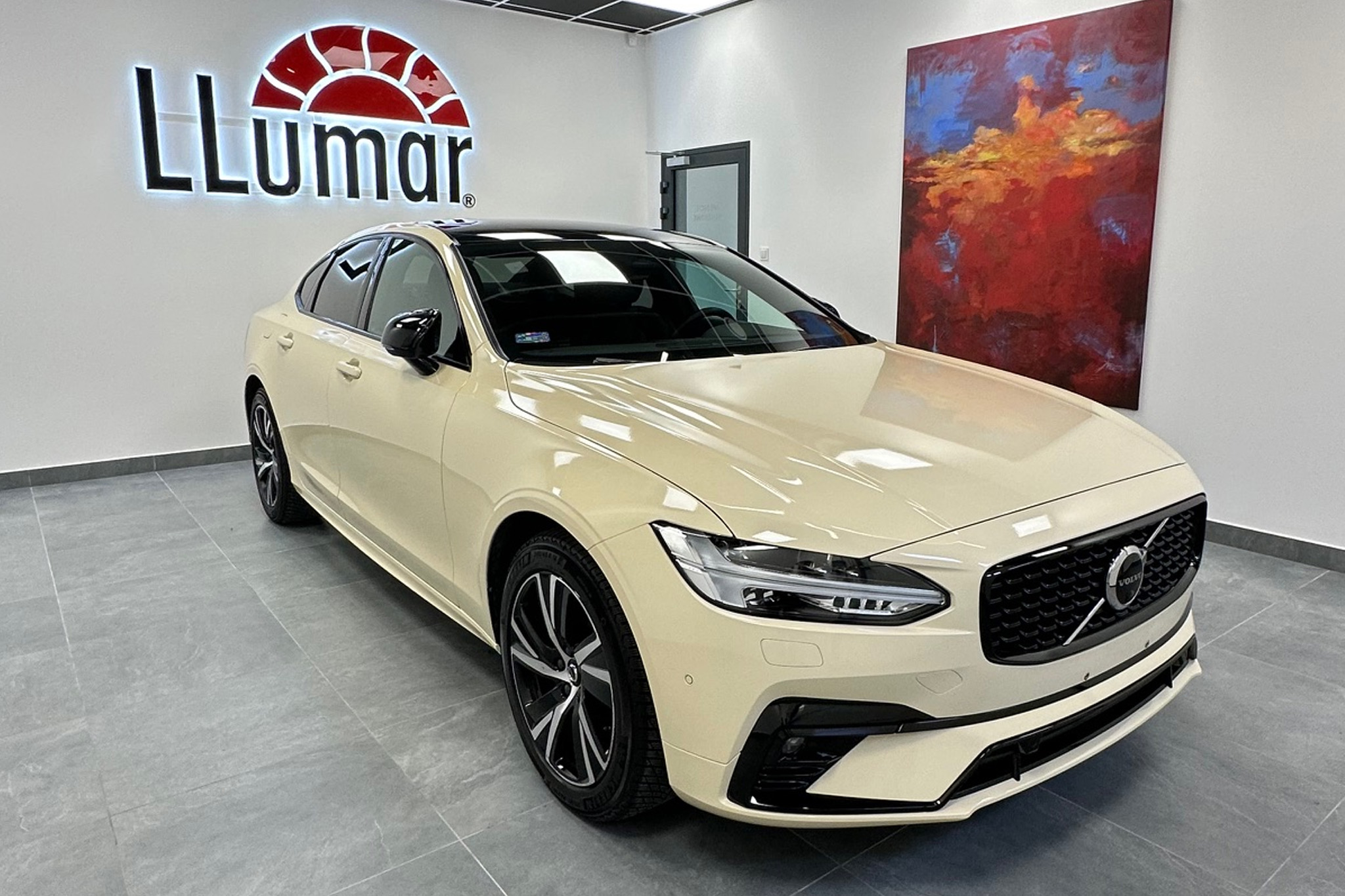 car wrapping vovlo s90